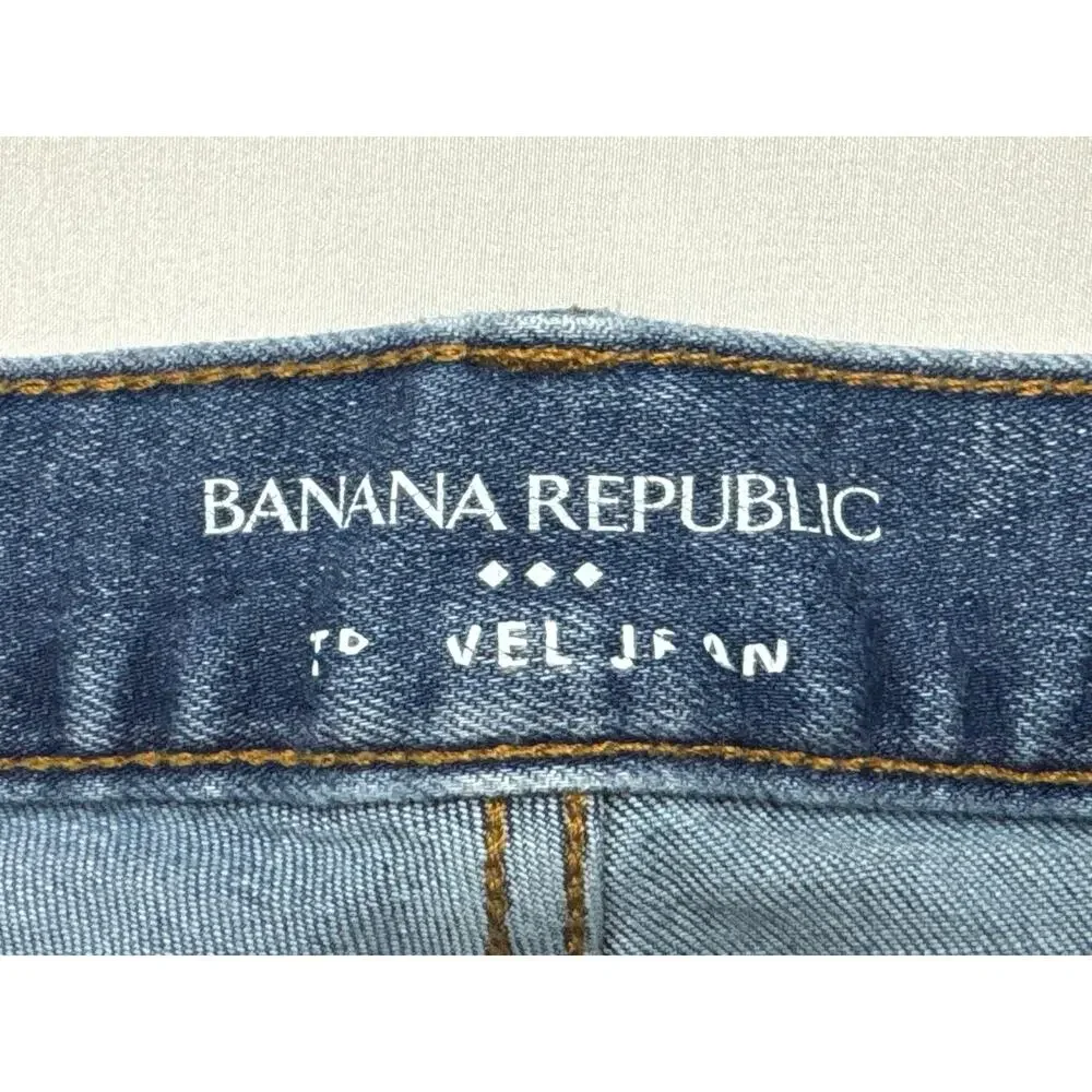 Banana Republic Men's Slim Fit Blue Stretch Travel Jeans - Size 30x32 (31x31)